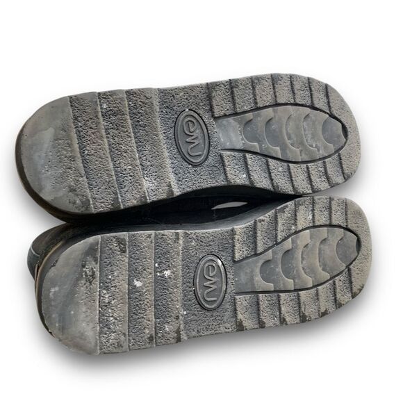 EMU Black Suede Boots Australian Sheepskin Lined Wallabee Style Juc Lo Size 13 - Picture 11 of 14